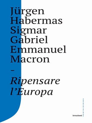 cover image of Ripensare l'Europa